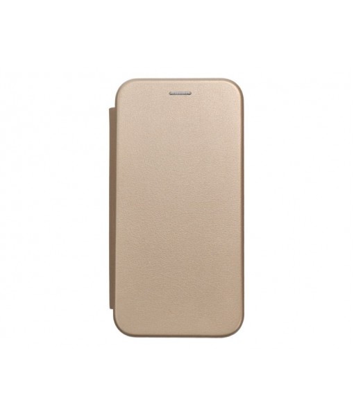 Husa Samsung Galaxy S23 FE, Tip Carte cu Magnet, Piele Ecologica, Gold